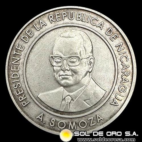 NICARAGUA - PRESIDENTE ANASTASIO SOMOZA - 1978 - MEDALLA CONMEMORATIVA