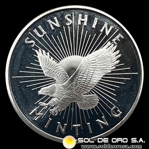 SUNSHINE MINTING - 1 OUNCE - ONZA DE PLATA 