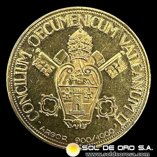 CIUDAD DEL VATICANO - S.S. JOHANNES XXIII - MEDALLA DE ORO 900