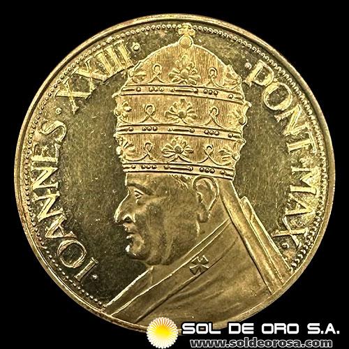 CIUDAD DEL VATICANO - S.S. JOHANNES XXIII - MEDALLA DE ORO 900