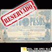 HERE - NUMIS - BILLETE DEL PARAGUAY - 1865 - DIEZ PESOS (MC34) - FIRMAS: PEDRO PASCUAL HAEDO - FAUSTINO BEDOYA - TESORO NACIONAL 