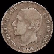 1869 - 1899 - 2 Pesetas - Plata
