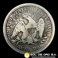 NA3 - ESTADOS UNIDOS DE AMERICA - QUARTER DOLLAR, 1853 - MONEDA DE PLATA