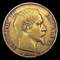 FRANCIA - EMPIRE FRANCAIS - NAPOLEON III - 20 FRANCOS, 1858 - MONEDA DE ORO