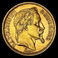 FRANCIA - EMPIRE FRANCAIS - NAPOLEON III - 20 FRANCOS, 1862 - MONEDA DE ORO