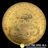 	ESTADOS UNIDOS DE AMERICA - 20 DOLLARS, TIPO LIBERTAD, 1894 - MONEDA DE ORO