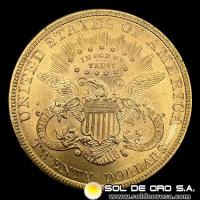 	ESTADOS UNIDOS DE AMERICA - 20 DOLLARS, TIPO LIBERTAD, 1899 - MONEDA DE ORO