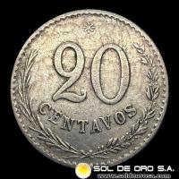 NUMIS - MONEDAS DEL PARAGUAY - 20 CENTAVOS, 1900 - MONEDA DE COBRE Y NIQUEL