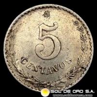 NUMIS - MONEDAS DEL PARAGUAY - 5 CENTAVOS, 1903 - MONEDA DE COBRE Y NIQUEL