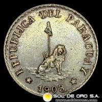 NUMIS - MONEDAS DEL PARAGUAY - 5 CENTAVOS, 1903 - MONEDA DE COBRE Y NIQUEL 