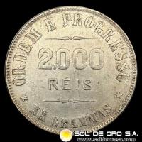 NA2 - BRASIL - 2.000 REIS - 1907 - MONEDA DE PLATA