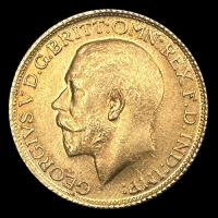 INGLATERRA - SOVEREIGN (GEORGE V), LIBRA INGLESA, 1911 - MONEDA DE ORO