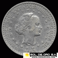 NA2 - NUMIS - BRASIL - 1000 REIS - 1913 - MONEDA DE PLATA