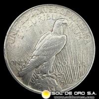 NA3 - ESTADOS UNIDOS DE AMERICA - 1 PEACE DOLLAR, 1922 - SIN CECA - MONEDA DE PLATA