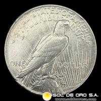 	NA3 - ESTADOS UNIDOS DE AMERICA - PEACE DOLLAR, 1922 - PHILADELPHIA - MONEDA DE PLATA