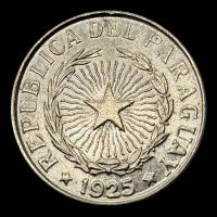 NUMIS - MONEDAS DEL PARAGUAY - 50 CENTAVOS, 1925 - MONEDA DE COBRE Y NIQUEL