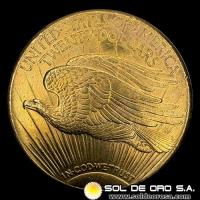 ESTADOS UNIDOS DE AMERICA - 20 DOLLARS, 1927 - DOUBLE EAGLE - MONEDA DE ORO