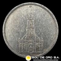 NA1 - ALEMANIA - 5 REICHSMARK, 1935 - MONEDA DE PLATA