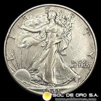 NA3 - ESTADOS UNIDOS DE AMERICA - WALKING LIBERTY HALF DOLLAR, 1941 - MONEDA DE PLATA