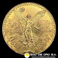 MEXICO - 50 PESOS, 1945 - MONEDA DE ORO