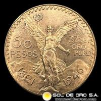 MEXICO - 50 PESOS, 1946 - MONEDA DE ORO