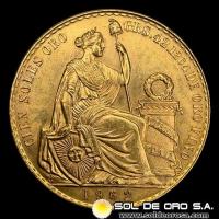 REPUBLICA PERUANA - CIEN SOLES DE ORO, 1962 - MONEDA DE ORO