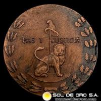 NUMIS - REPUBLICA DEL PARAGUAY - INAUGURACION DEL PUENTE DE LA AMISTAD - PARAGUAY/BRASIL - 1965 - MEDALLA CONMEMORATIVA