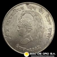 NA3 - NEPAL - 10 RUPEES, 1968 - FAO - MONEDA DE PLATA