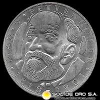 ALEMANIA - 5 MARK - 1968 - Subject: 83 th Anniversary - Death of  Max Pettenkofer - MONEDA DE PLATA