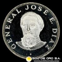 	NUMIS - PARAGUAY - PM 88 - 150 GUARANIES, 1973 -Motivo: GENERAL JOSE EDUVIGIS DIAZ - MONEDAS CONMEMORATIVAS DE PLATA