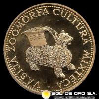 72 - PARAGUAY - PM 119 - 3.000 GUARANIES, 1973 - Motivo: VASIJA ZOOMORFA - CULTURA MIXTECA - MONEDAS CONMEMORATIVAS DE ORO