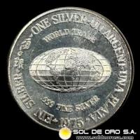 SILVER TRADE UNIT - 1 OUNCE - ONZA DE PLATA 999
