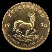 SUDAFRICA - KRUGERRAND, 1976 - ONZA / MONEDA DE ORO