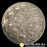 ESTADOS UNIDOS DE AMERICA - THE MEDALLIC YEARBOOK - AMERICAN SWEEP 1976 NOBEL PRIZES - MEDALLA DE PLATA .925