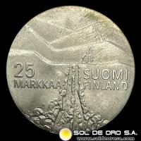 NA3 - FINLANDIA - 25 MARKKAA, 1978 - MONEDA DE PLATA