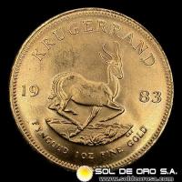 SUDAFRICA - KRUGERRAND, 1983 - MONEDA DE ORO