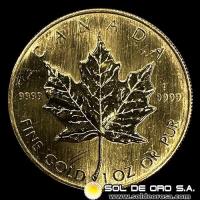 CANADA - 50 DOLLARS, 1984 - ELIZABETH II - MONEDA DE ORO