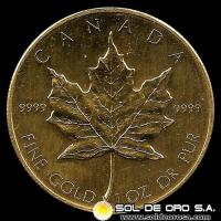CANADA - 50 DOLLARS, 1984 - ELIZABETH II - MONEDA DE ORO