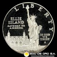 NA3 - ESTADOS UNIDOS DE AMERICA - 1 DOLLAR, 1986 - STATUE OF LIBERTY - MONEDA DE PLATA