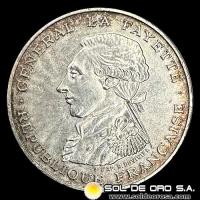 NA3 - FRANCIA - 100 FRANCS, 1987 - MONEDA DE PLATA
