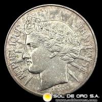 NA3 - FRANCIA - 100 FRANCS, 1988 - MONEDA DE PLATA