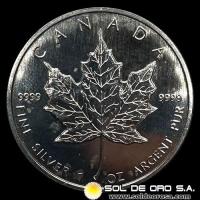 CANADA - 5 DOLLARS, 1988 - ELIZABETH II - ONZA DE PLATA