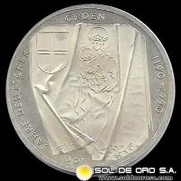 NA1 - ALEMANIA - 10 MARK - 1990.j - Subject: 800th Anniversary - The Teutonic Order - MONEDA DE PLATA