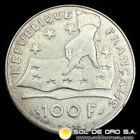 NA3 - FRANCIA - 100 FRANCS, 1991 - MONEDA DE PLATA