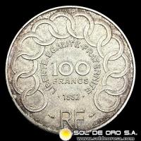 NA3 - FRANCIA - 100 FRANCS, 1992 - MONEDA DE PLATA