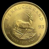 SUDAFRICA - 1/2 oz., KRUGERRAND - 1993 - MONEDA DE ORO