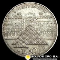 NA3 - FRANCIA - 100 FRANCS, 1993 - MONEDA DE PLATA