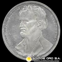 	NA1 - ALEMANIA - GERMANY - FEDERAL REPUBLIC - 10 MARK / 10 MARCOS, 1997 - Subject: 500th Anniversary of Philipp Melanchthon - MONEDA DE PLATA 