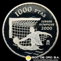 NA2 - ESPAÑA - 1.000 PESETAS, 1999 - JUEGOS OLIMPICOS DE VERANO SYDNEY - MONEDA DE PLATA