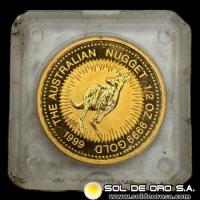 AUSTRALIA - 1/2 oz., 50 DOLLARS - 1999 - MONEDA DE ORO